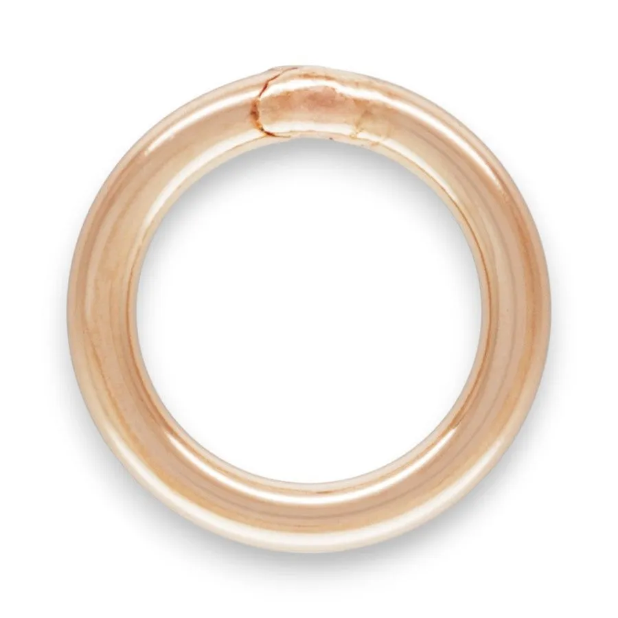 🔗 Jump Ring (Closed/Soldered) - ROUND in 14ct Pink Gold Filled