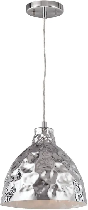 10"W 1-Light Mini Pendant Oil Rubbed Bronze