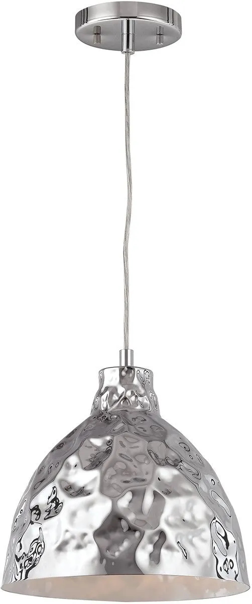 10"W 1-Light Mini Pendant Oil Rubbed Bronze