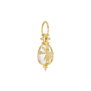 18K Dragonfly Amulet