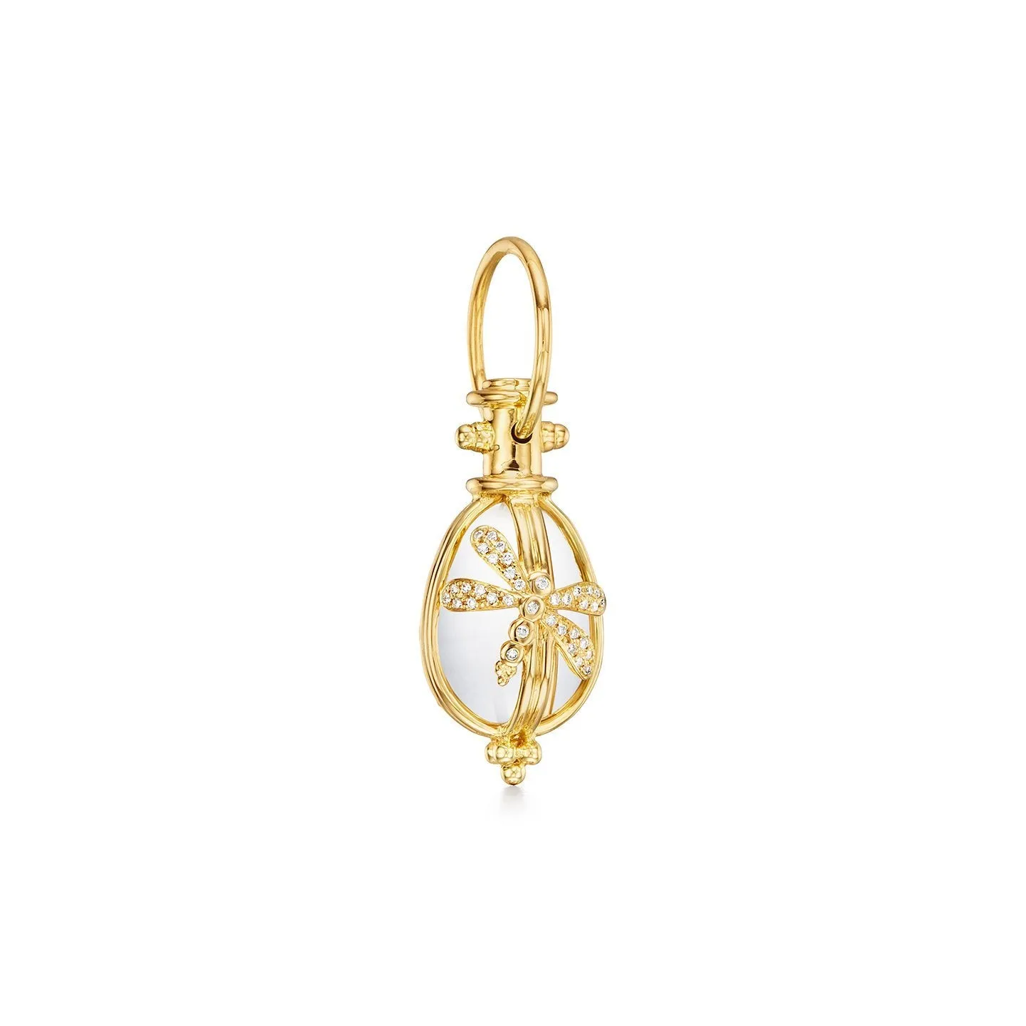 18K Dragonfly Amulet