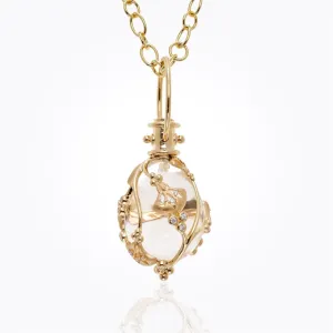 18K Lotus Amulet