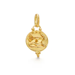 18K Sagittarius Zodiac Pendant