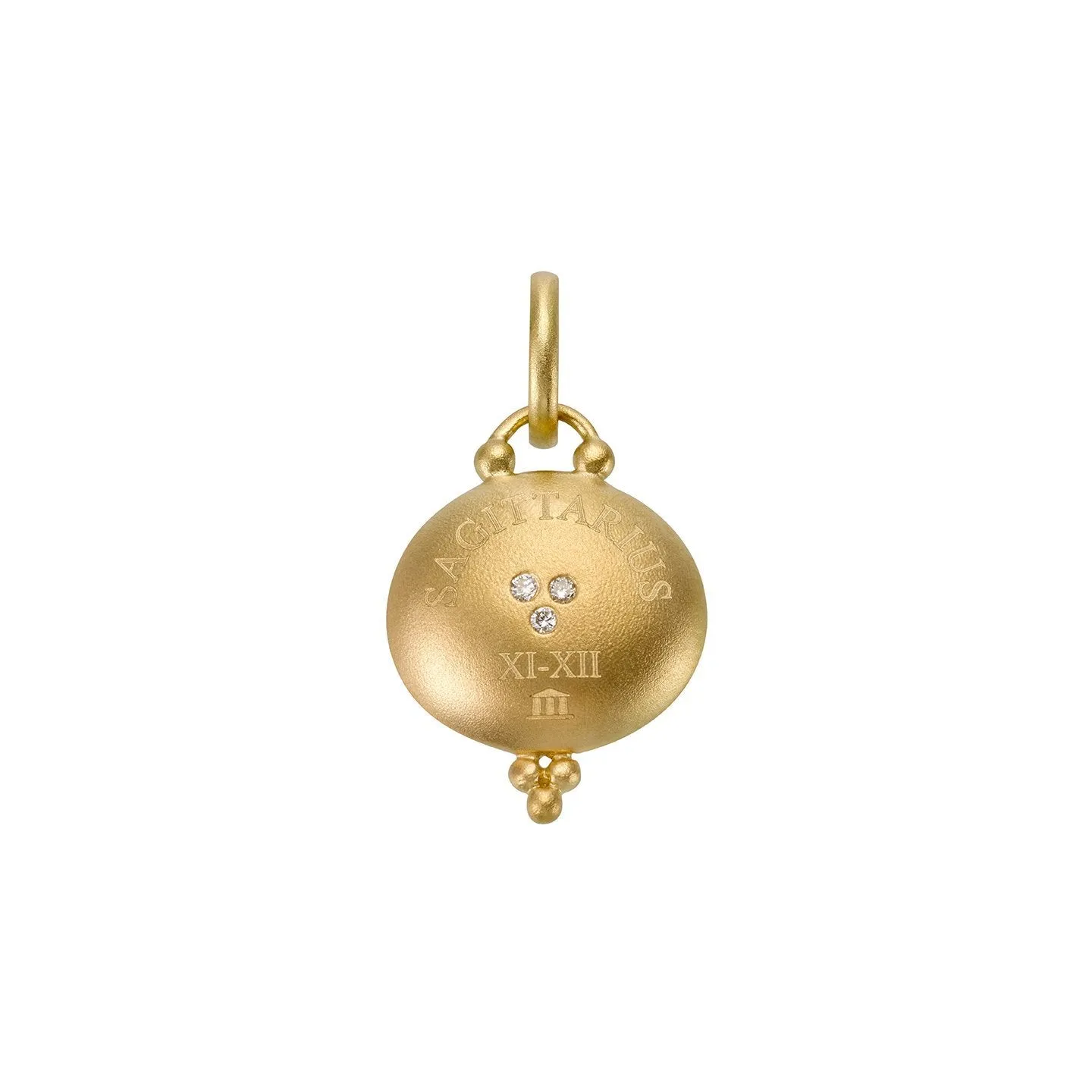 18K Sagittarius Zodiac Pendant
