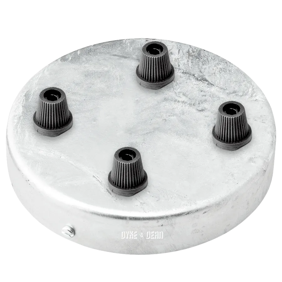 4 WAY GALVANIZED STEEL CEILING ROSE
