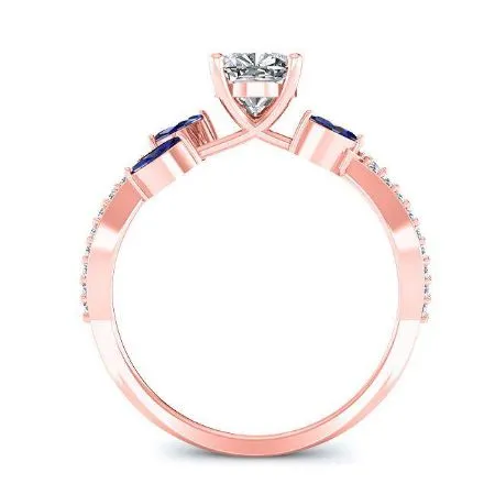 Alba - Cushion Moissanite Engagement Ring