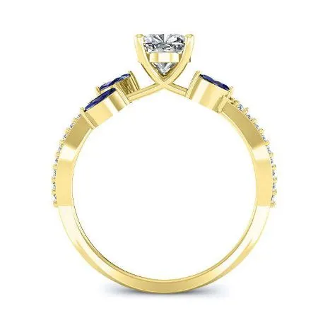 Alba - Cushion Moissanite Engagement Ring