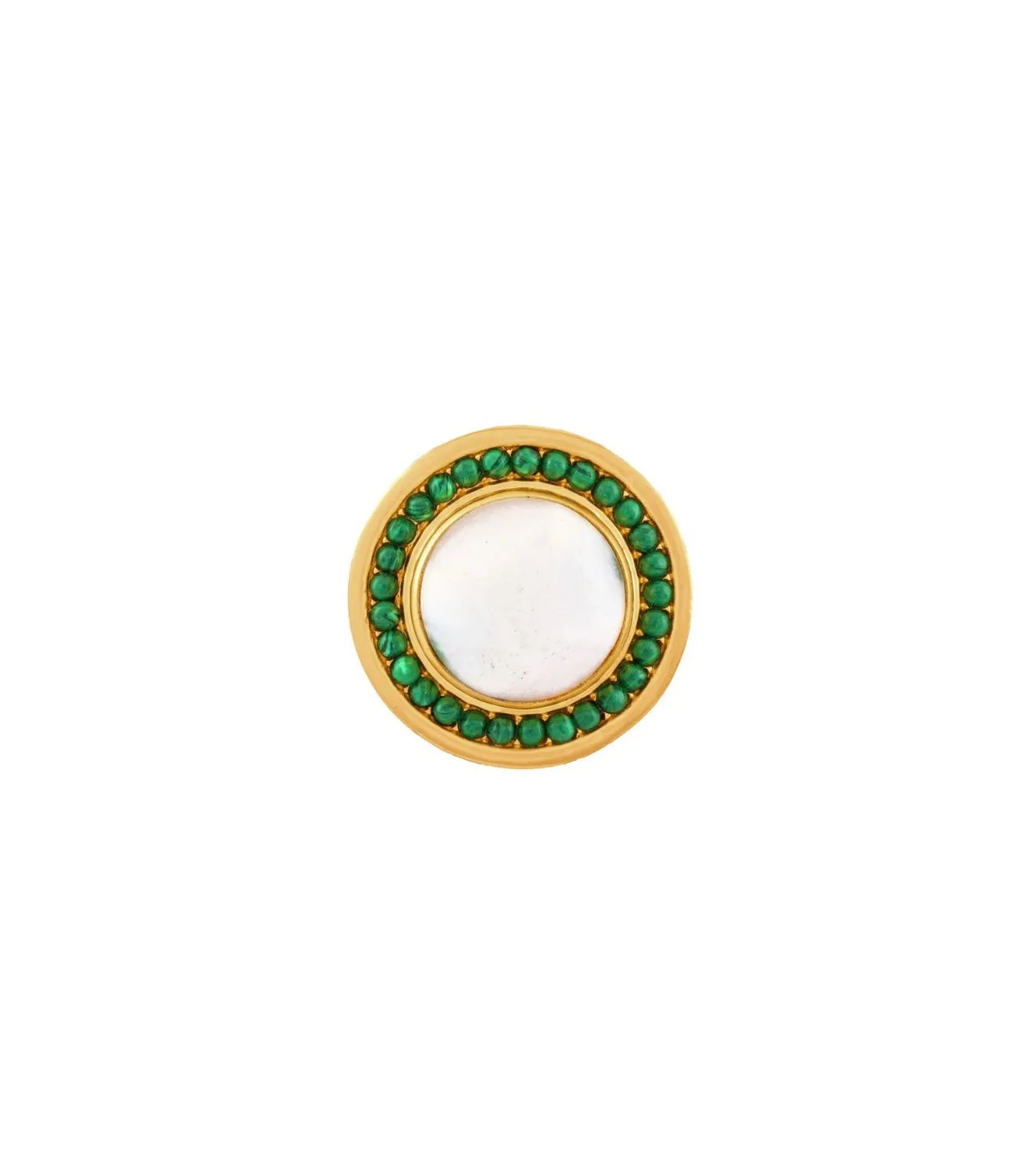Aloha Moss Agate & Malachite Ring