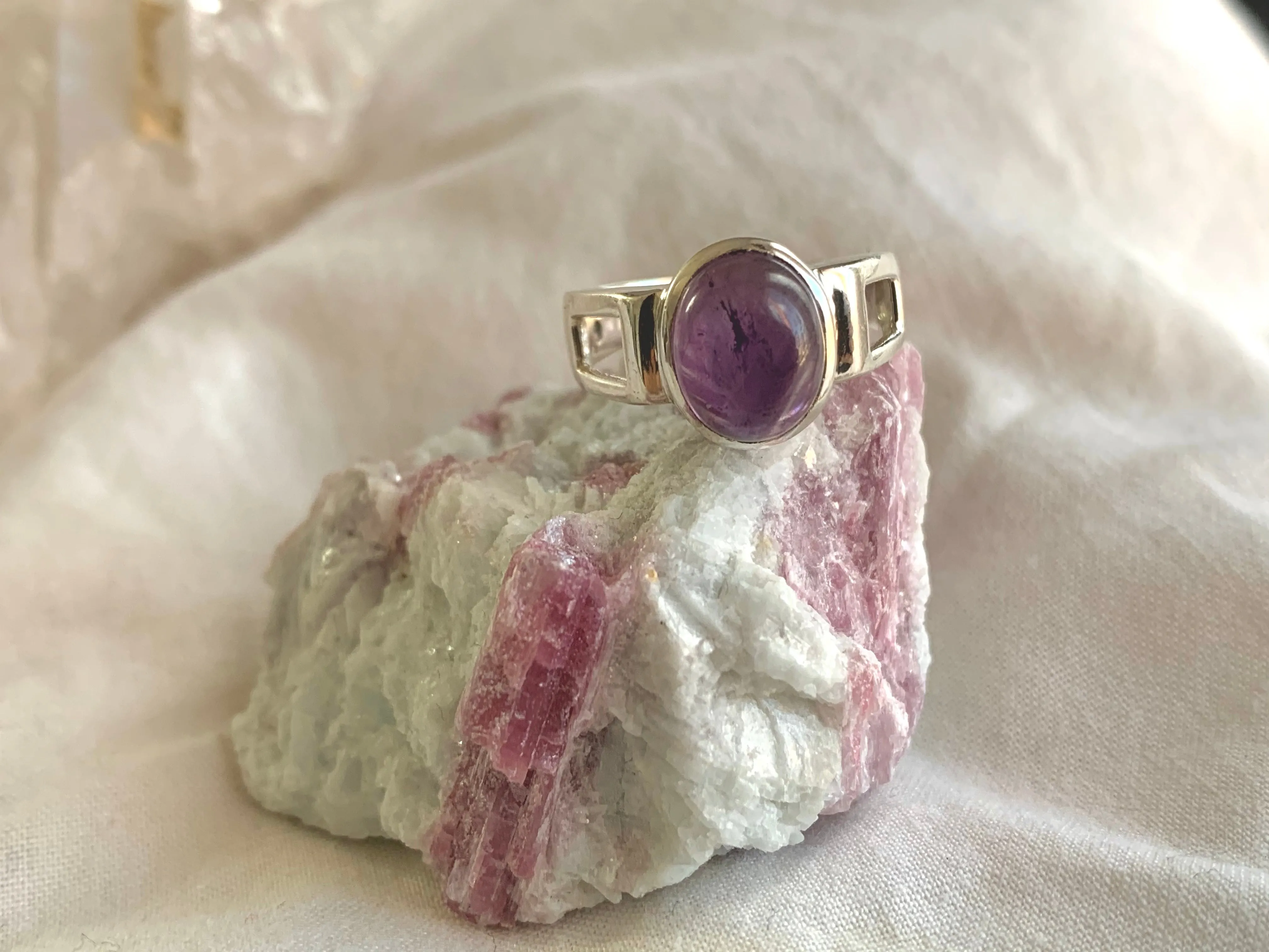 Amethyst Falco Ring