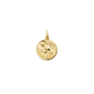 Angel Necklace Pendant Yellow Gold