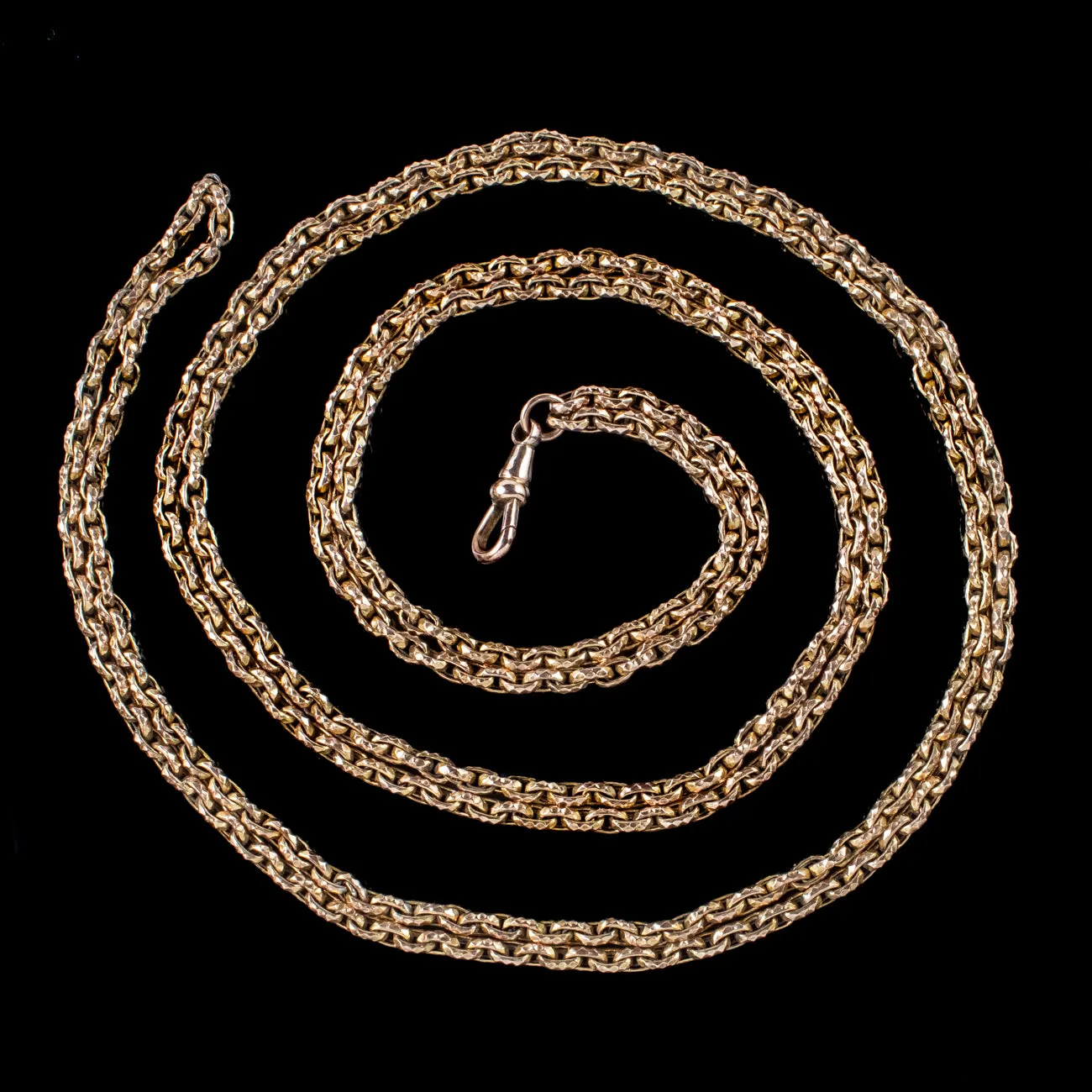 Antique Victorian Long Guard Chain