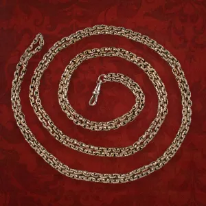 Antique Victorian Long Guard Chain