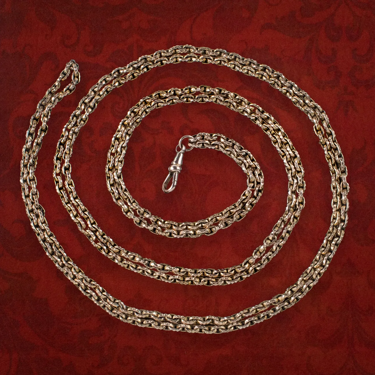 Antique Victorian Long Guard Chain