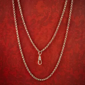 Antique Victorian Pinchbeck Guard Chain