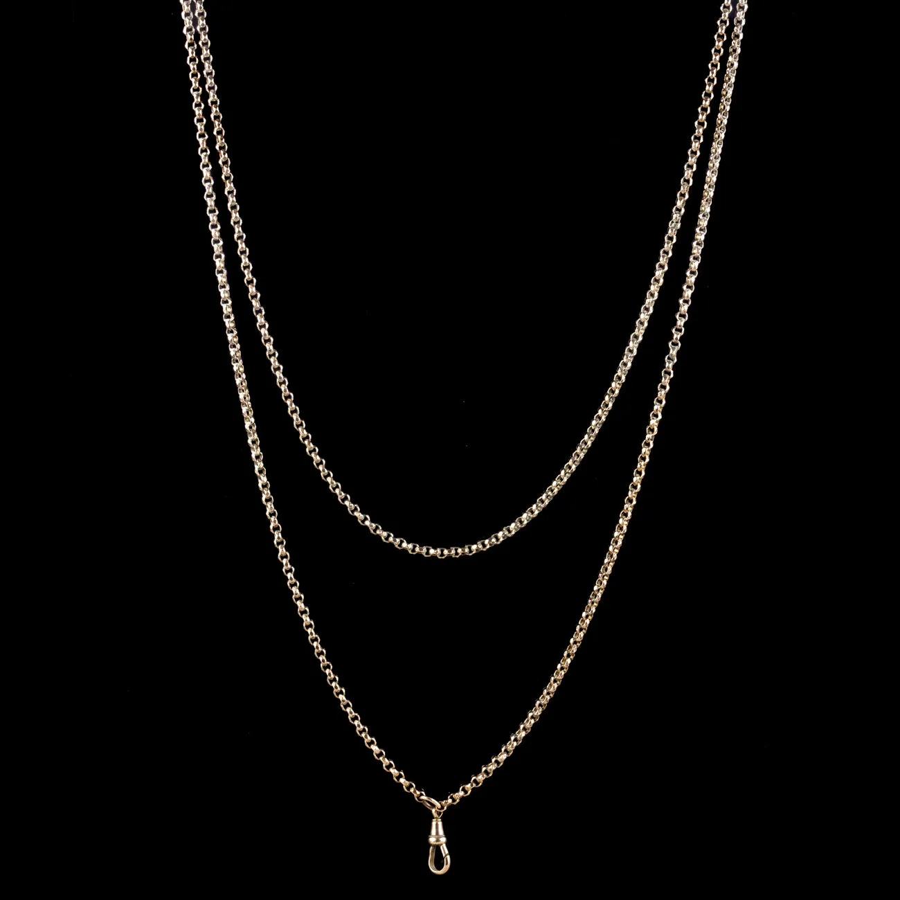 Antique Victorian Pinchbeck Guard Chain