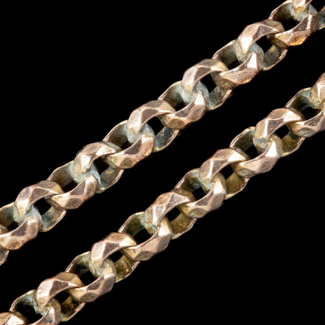 Antique Victorian Pinchbeck Guard Chain