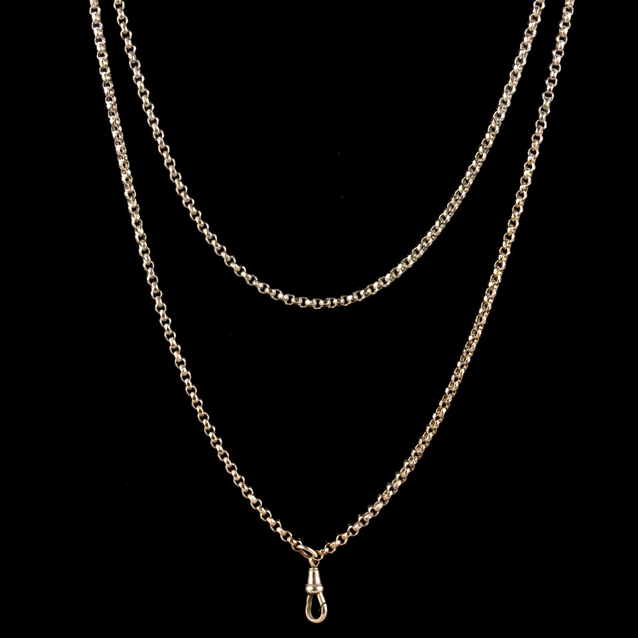 Antique Victorian Pinchbeck Guard Chain