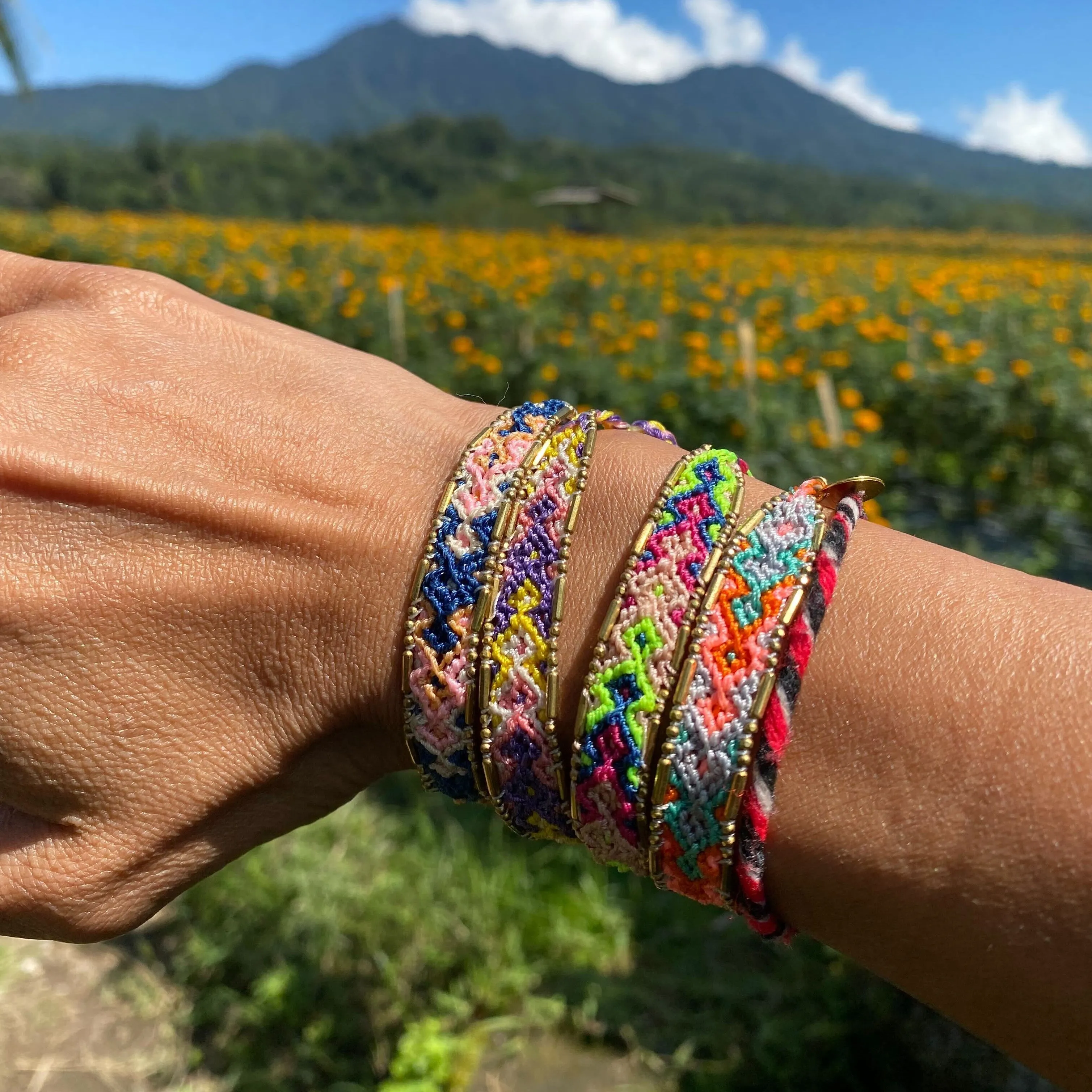Bali Friendship Bracelet - Festival Sky