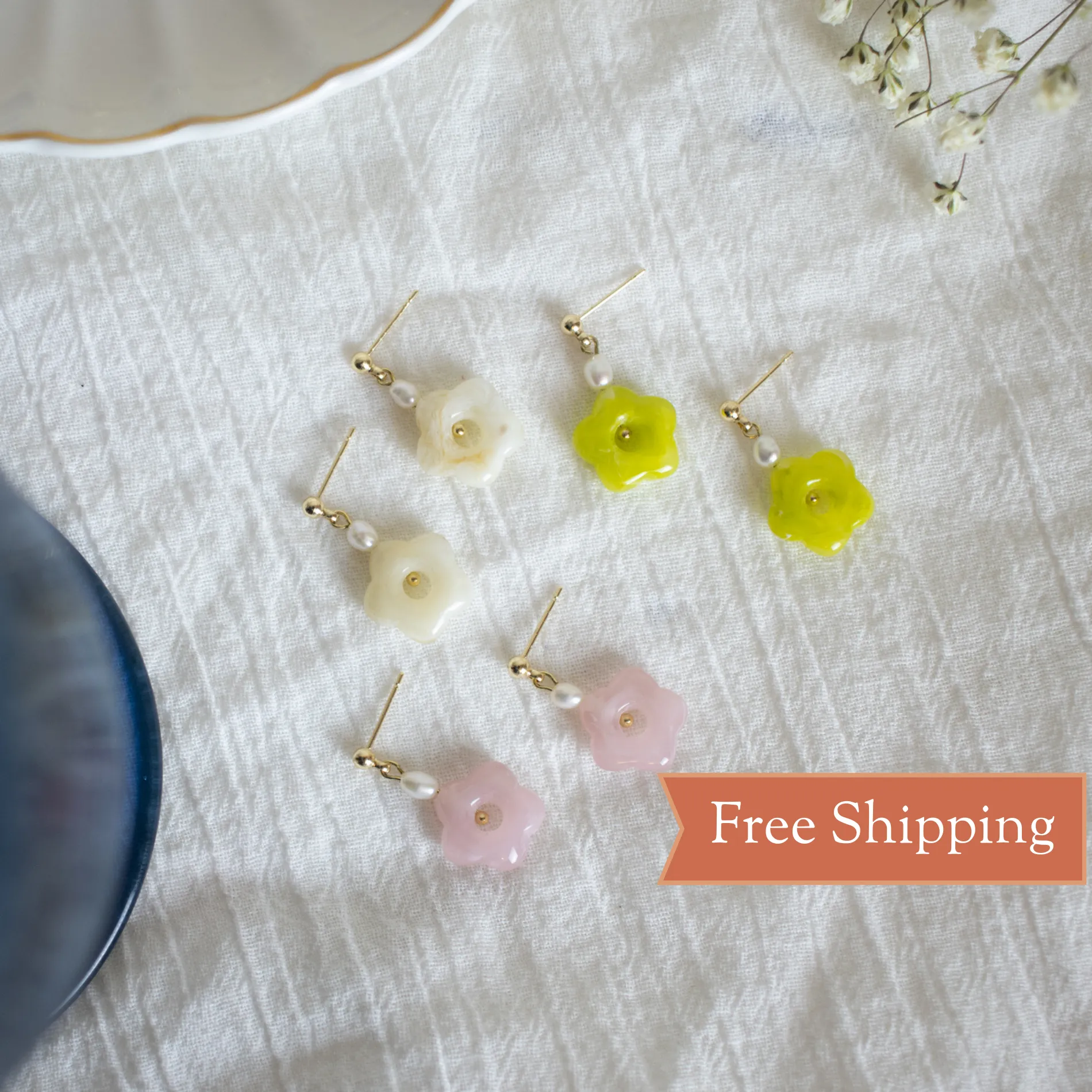 Bethany MINI Floral Earrings