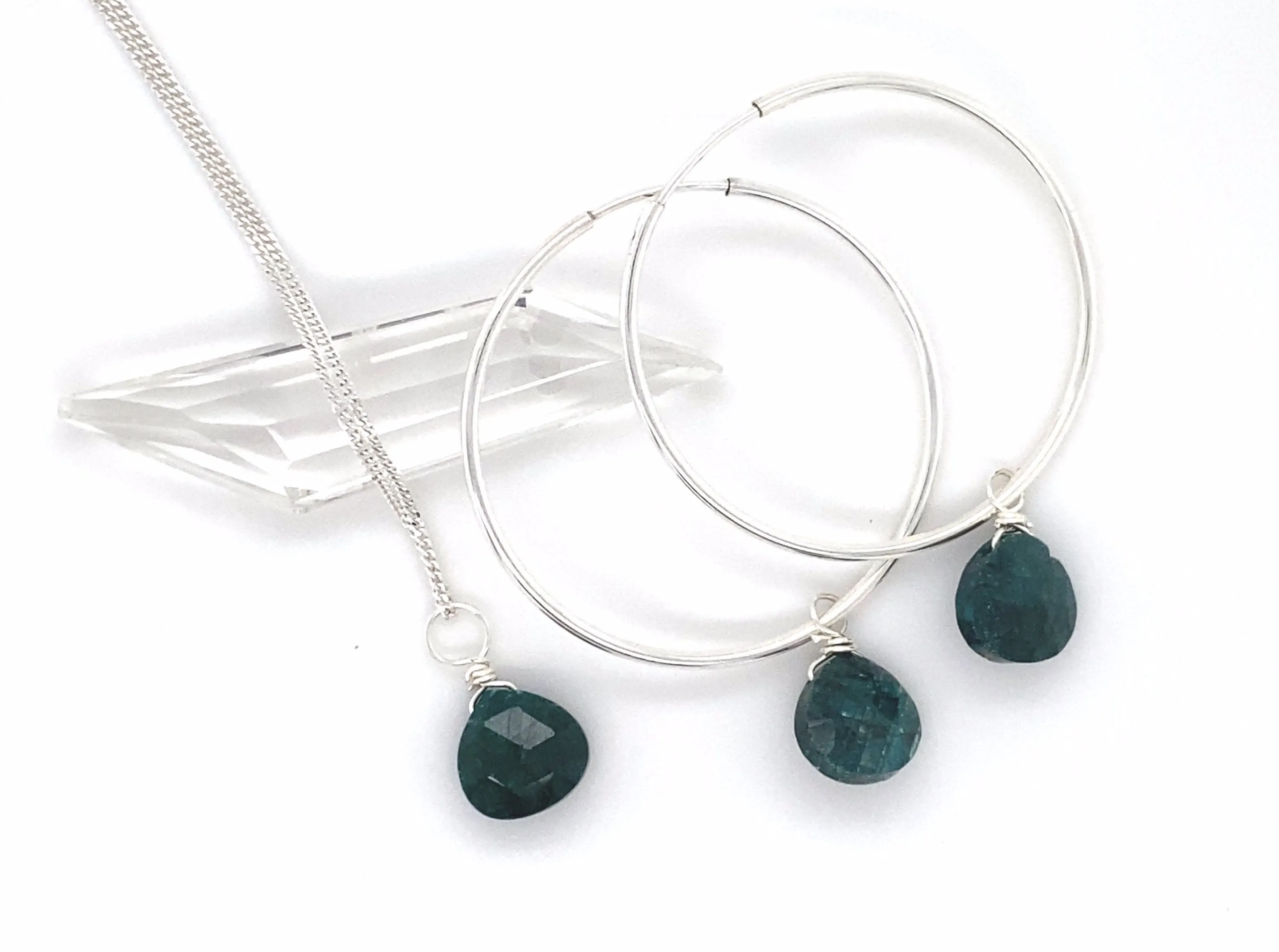 Bohemian Birthstone - May - Emerald Necklace