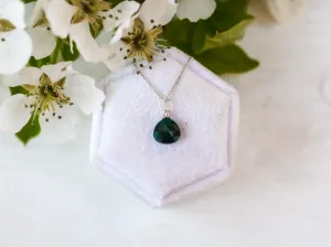 Bohemian Birthstone - May - Emerald Necklace