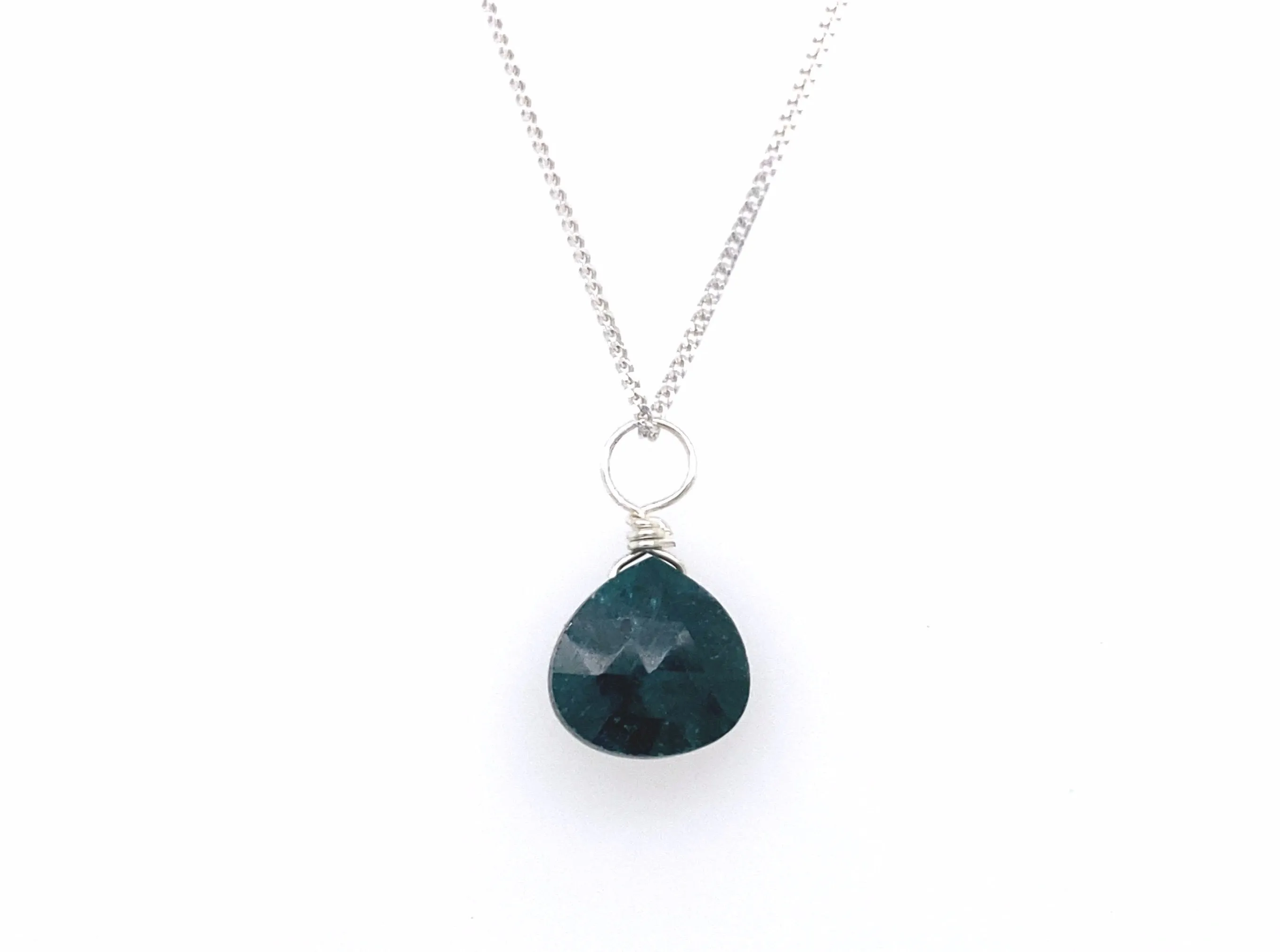 Bohemian Birthstone - May - Emerald Necklace