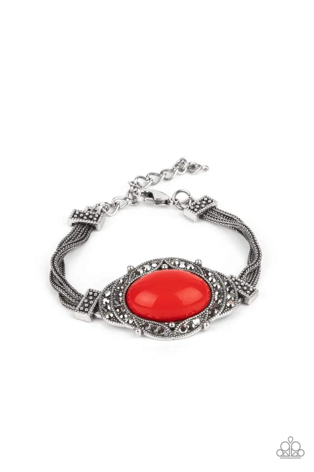 Bracelets Top-Notch Drama - Red B49