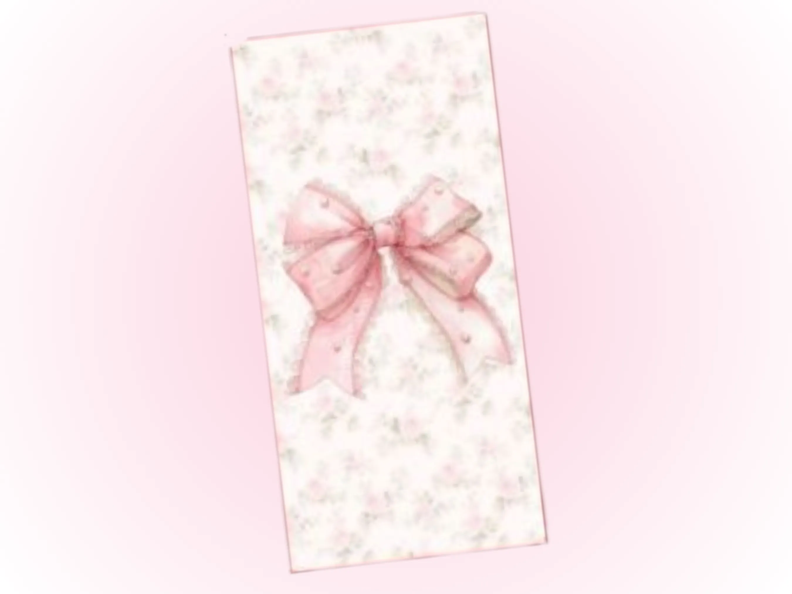 Cash Envelopes | Pink Bow Set | Set of 8