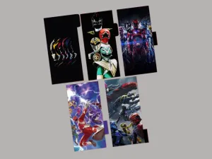 Cash Envelopes | Power Rangers | Set of 5