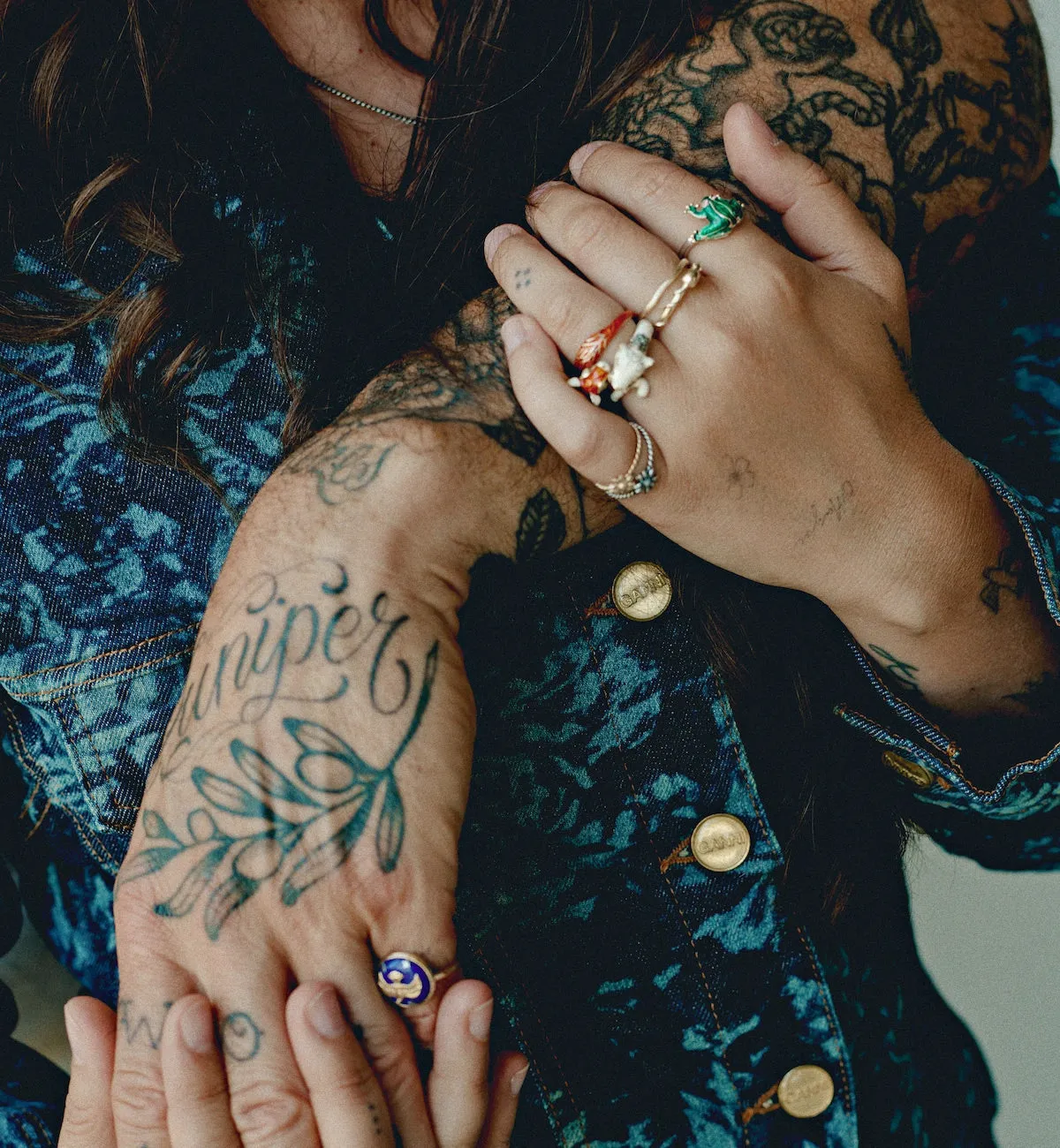 Charmed Serpent Ring 14K