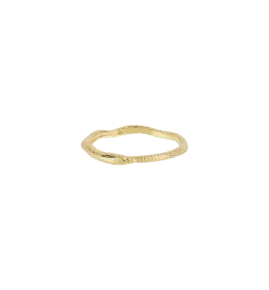 Charmed Serpent Ring 14K
