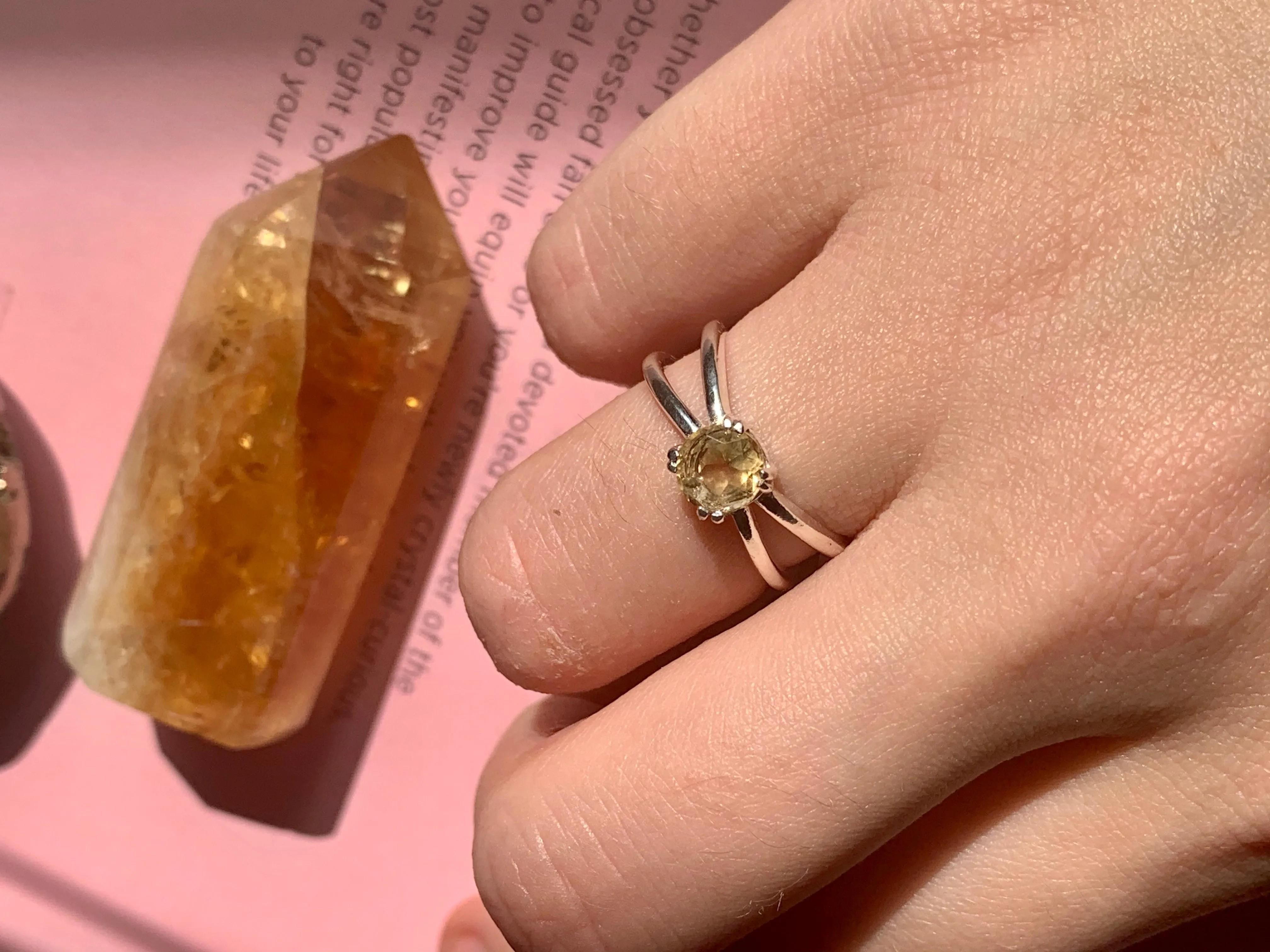 Citrine Laila Ring