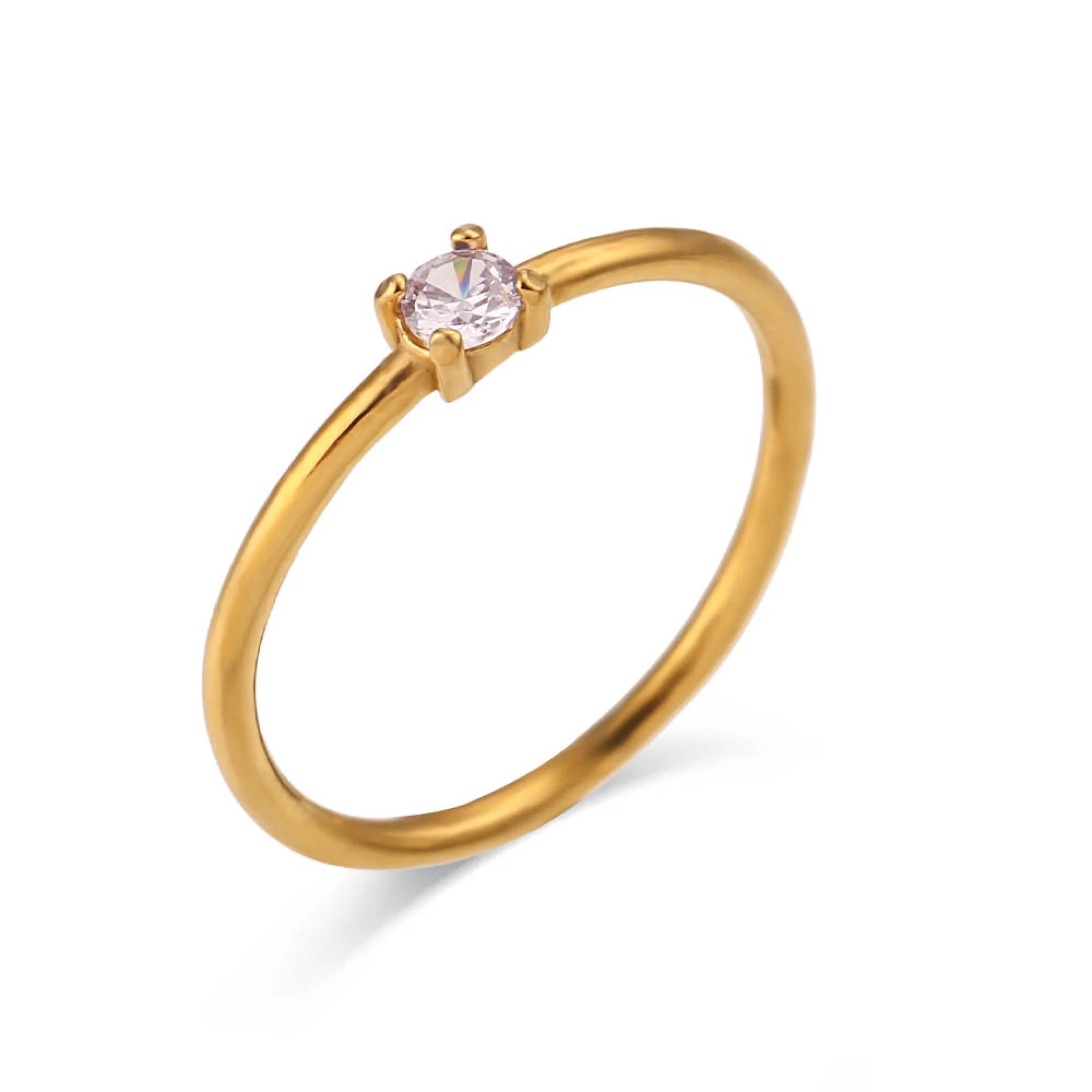 Dainty Birthstone Ring