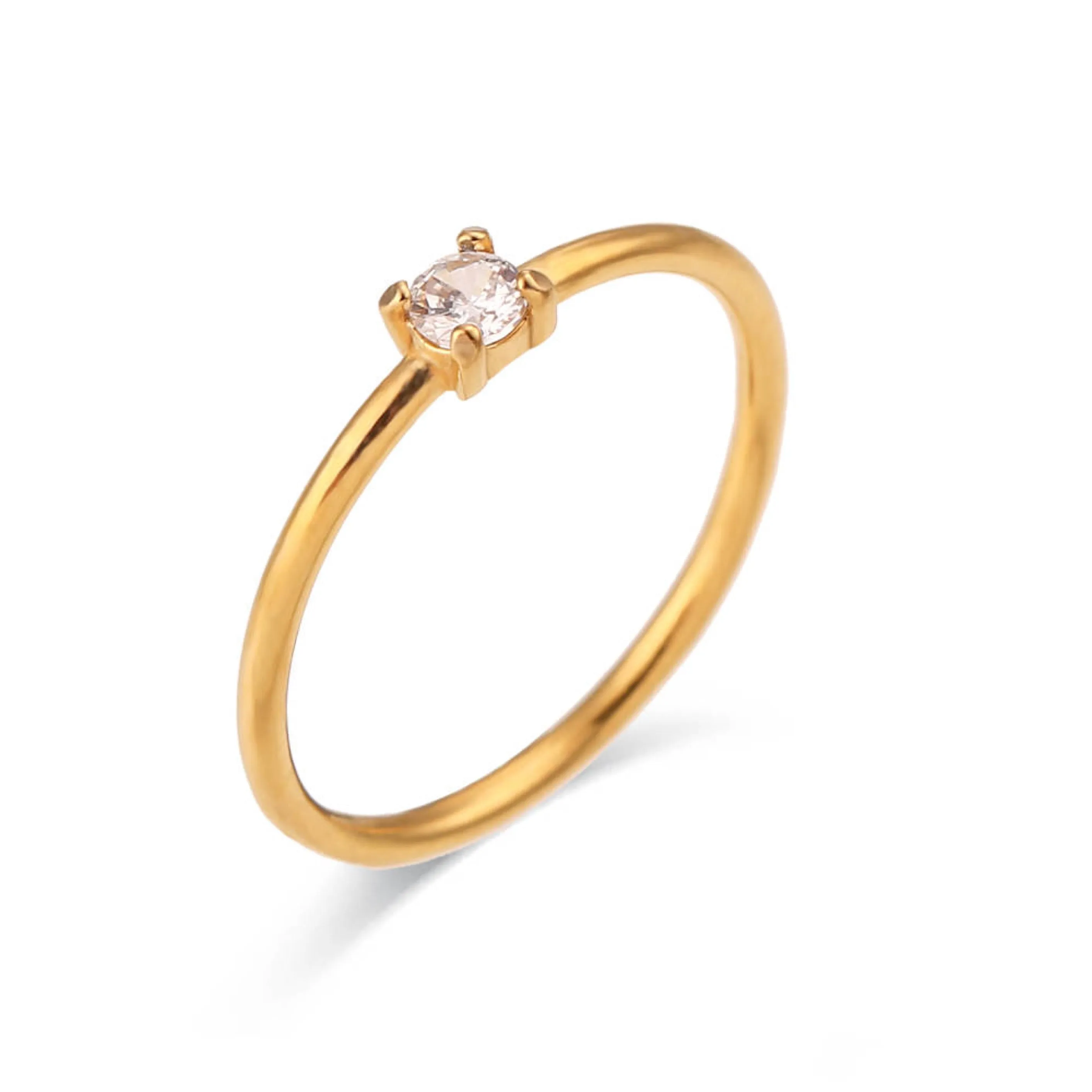 Dainty Birthstone Ring