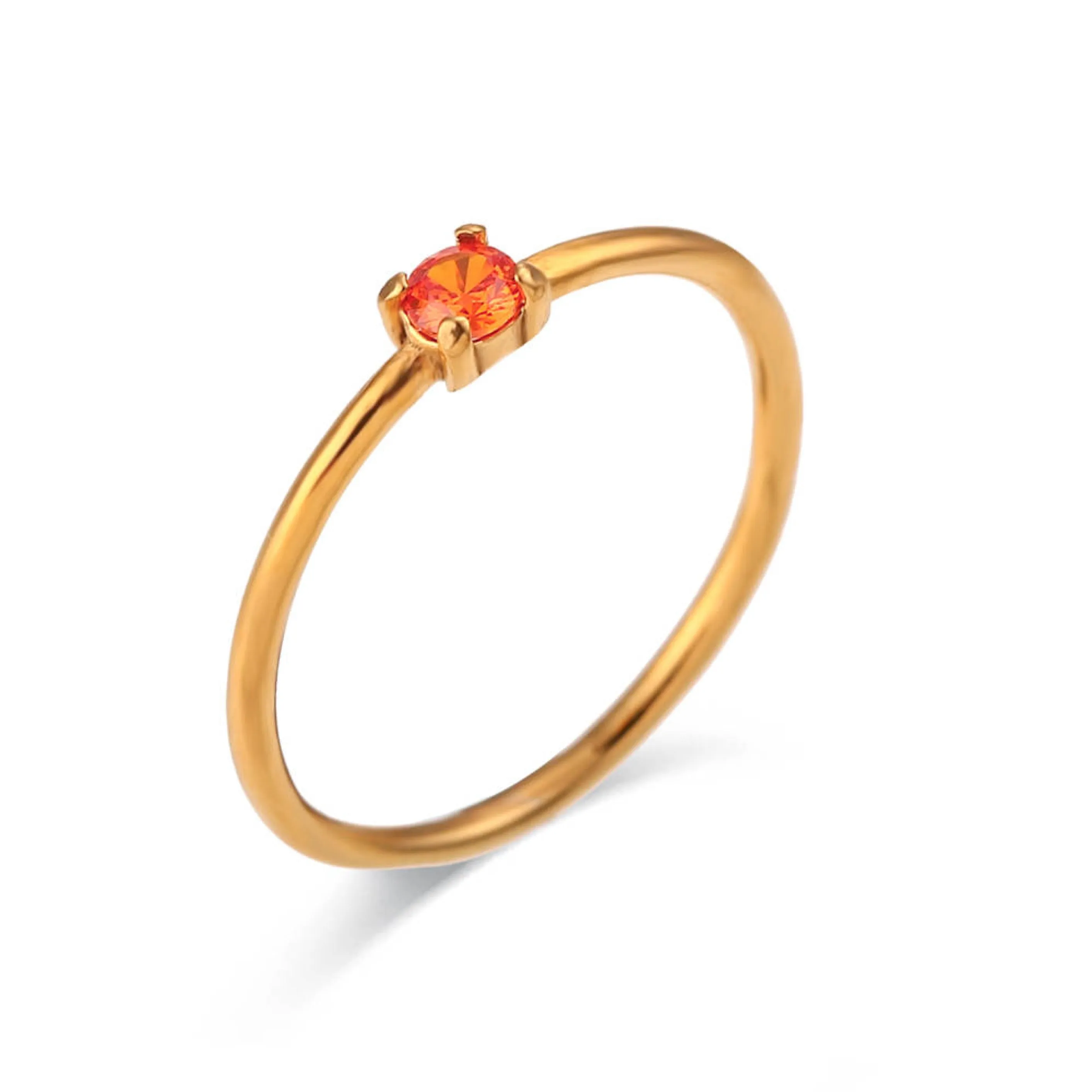 Dainty Birthstone Ring