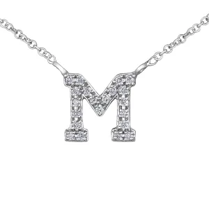 Diamond Monogram Pendant