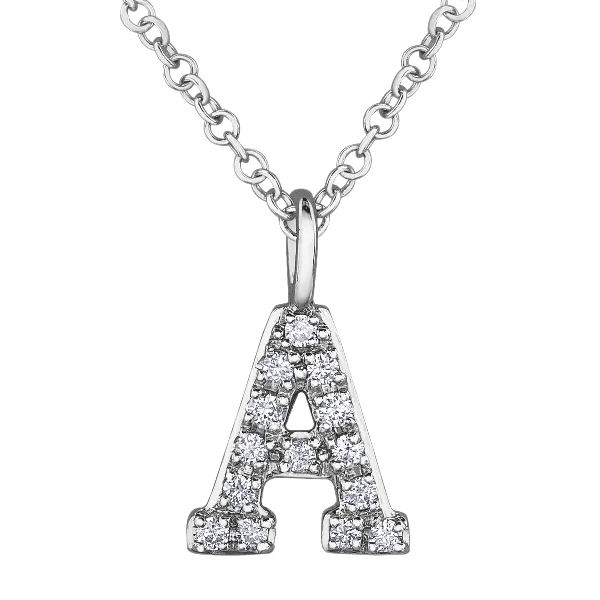 Diamond Monogram Pendant