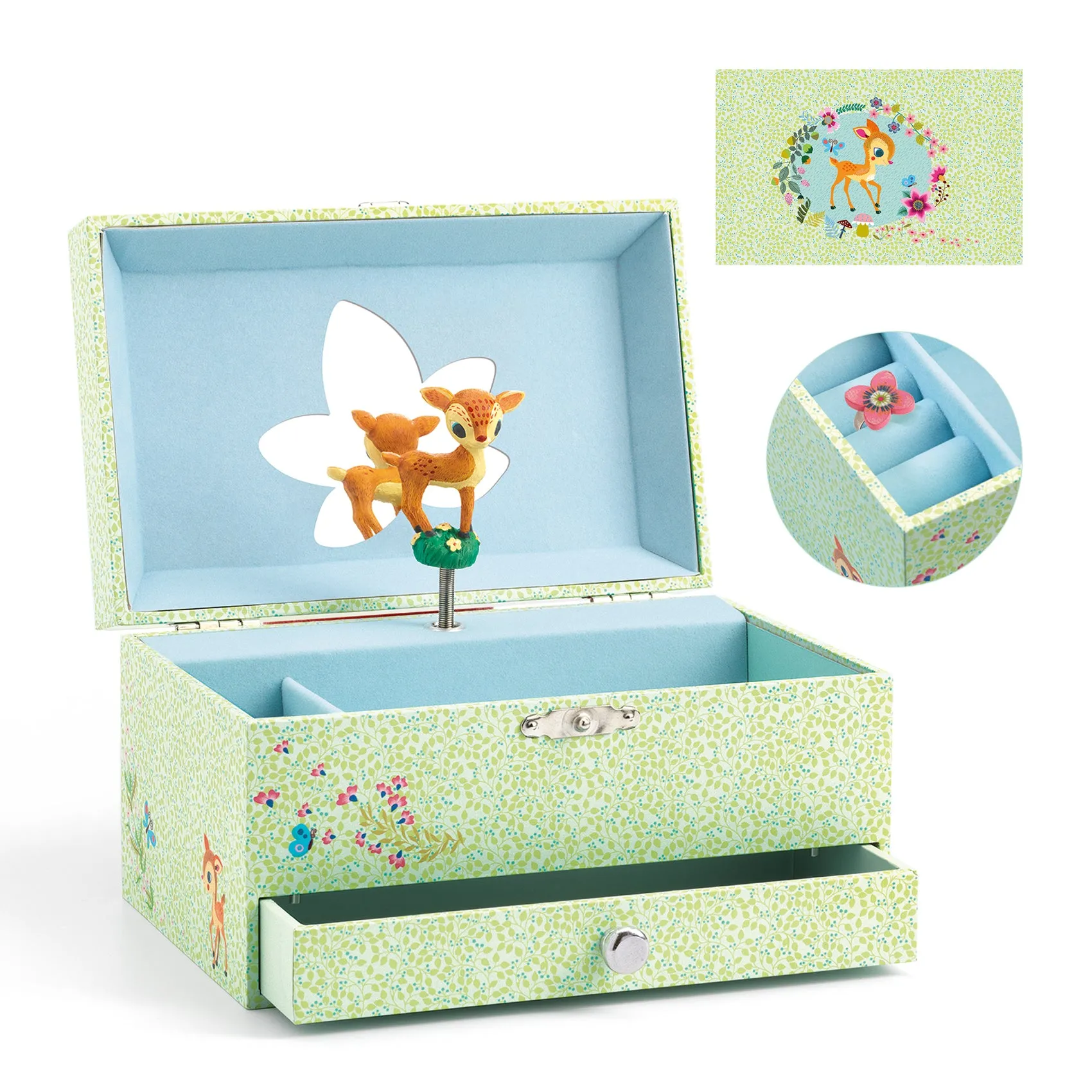 Djeco Wooden Musical Jewellery Box – The Fawn's Song
