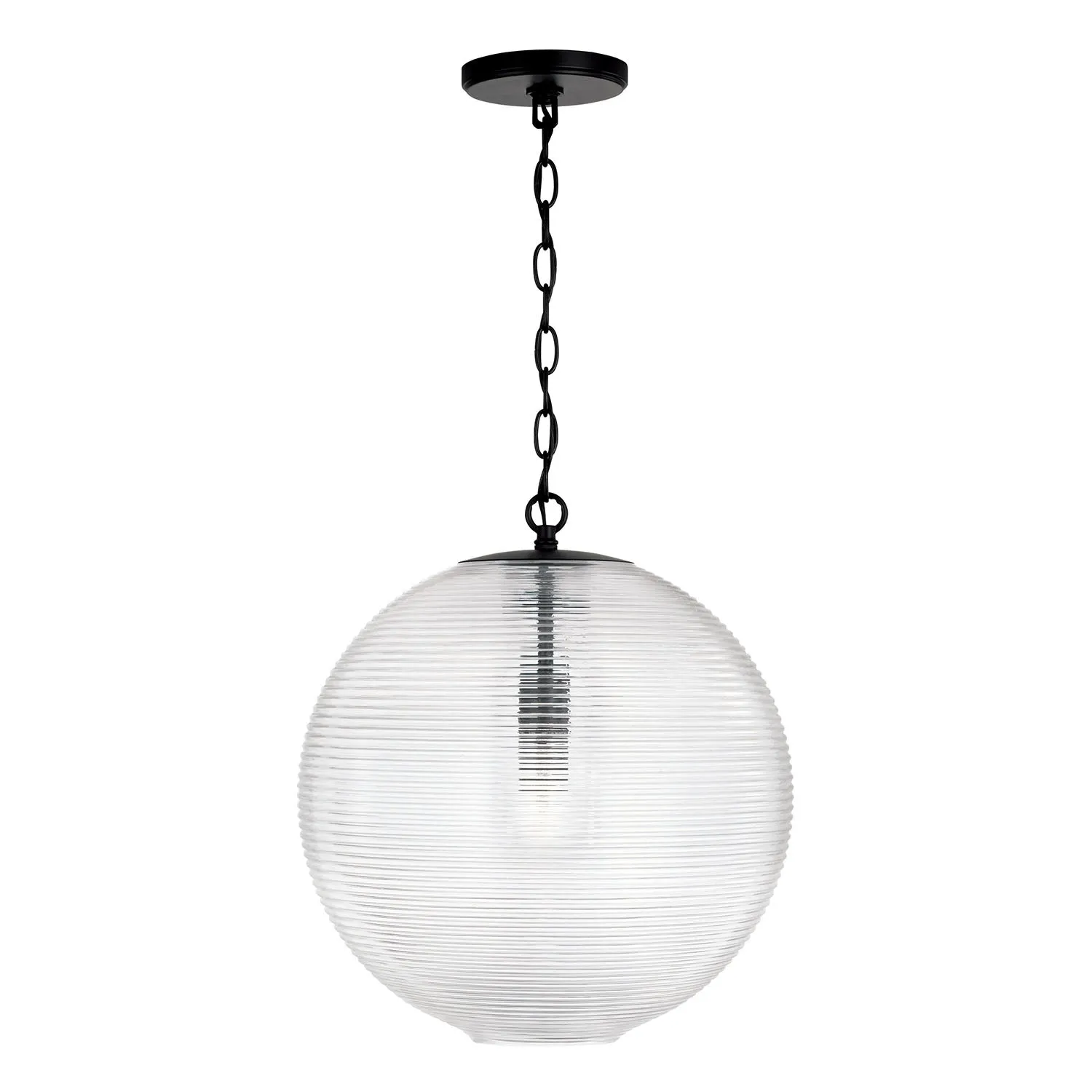 DOLAN 1-LIGHT PENDANT, MATTE BLACK