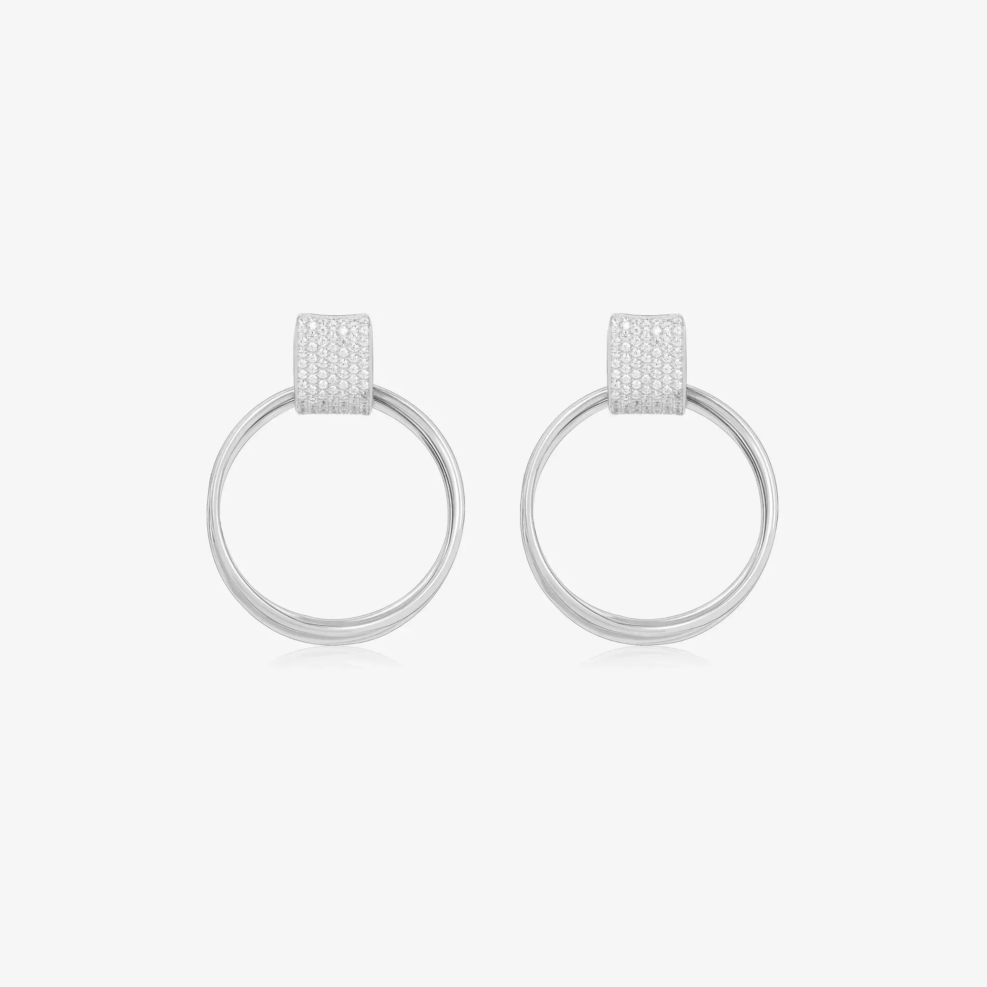 Drop Circular Earrings