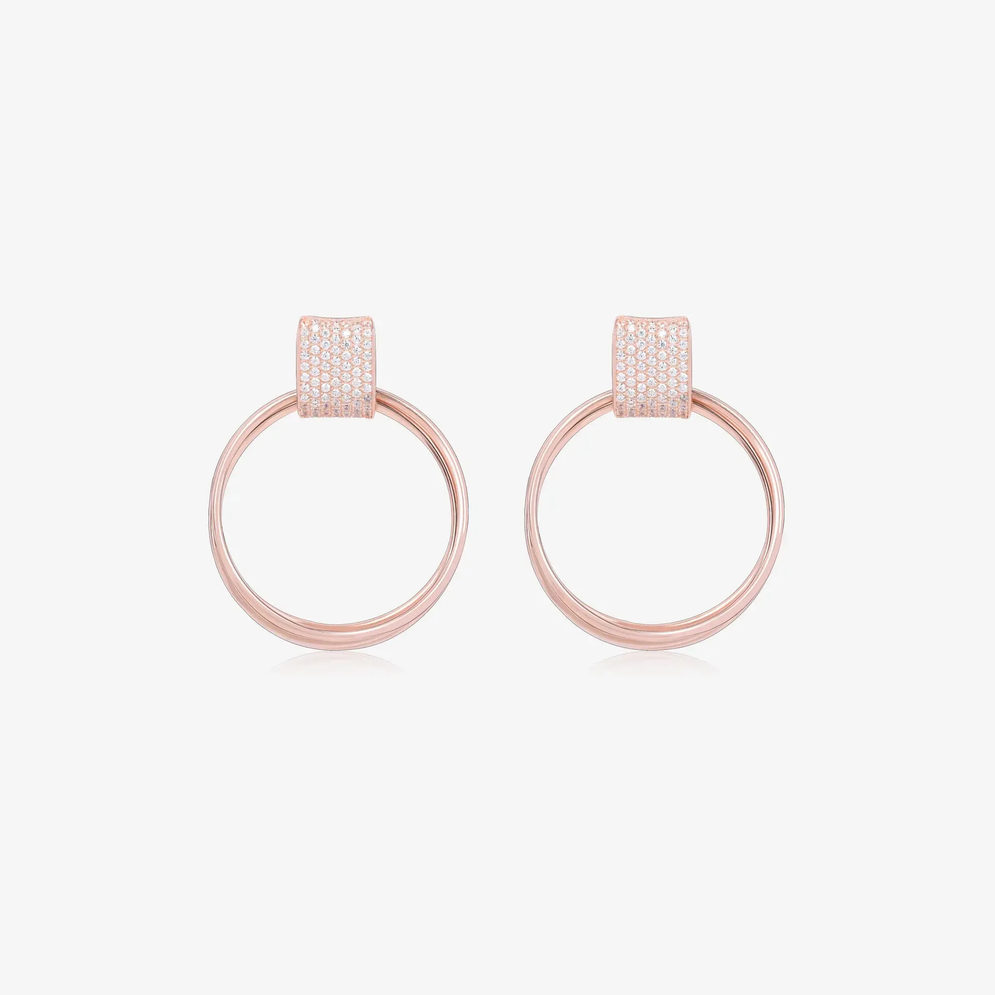Drop Circular Earrings