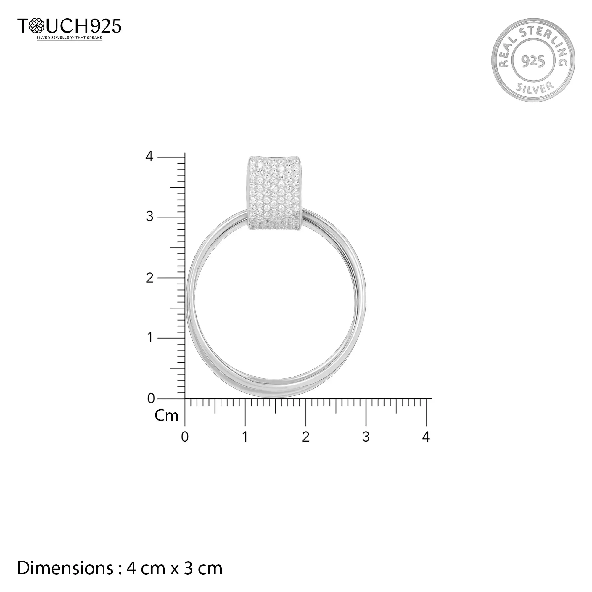 Drop Circular Earrings
