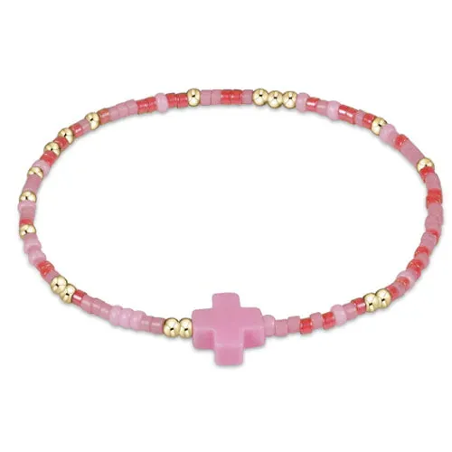 eGirl Hope Unwritten Signature Cross Bracelet