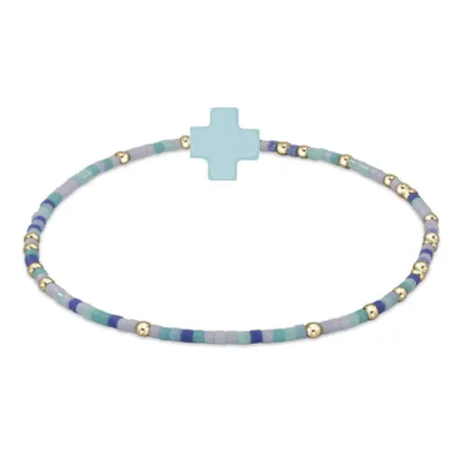 eGirl Hope Unwritten Signature Cross Bracelet