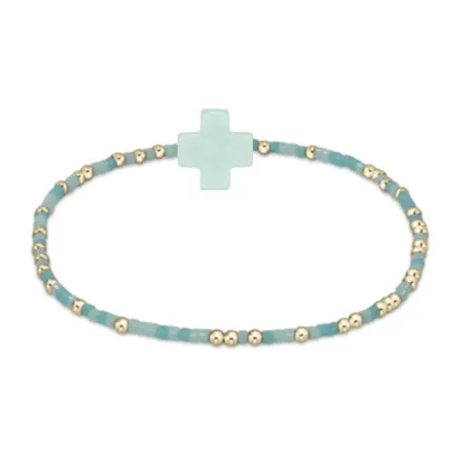 eGirl Hope Unwritten Signature Cross Bracelet