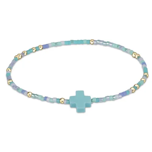 eGirl Hope Unwritten Signature Cross Bracelet
