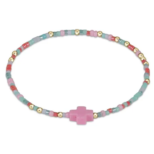 eGirl Hope Unwritten Signature Cross Bracelet