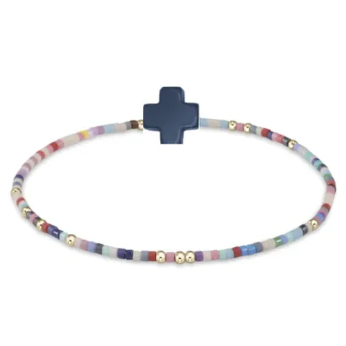 eGirl Hope Unwritten Signature Cross Bracelet