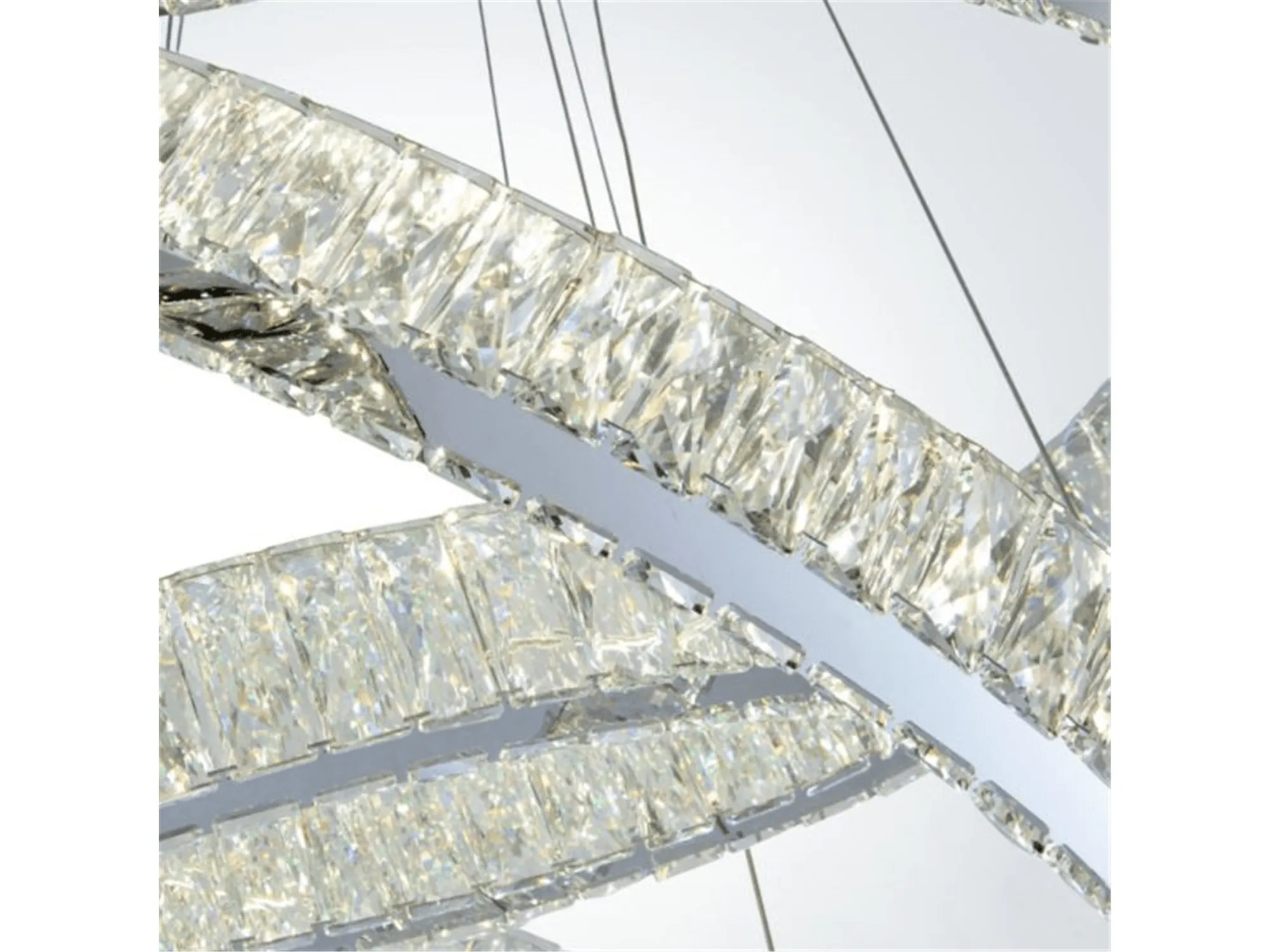 Elena LED Chandelier // 3 Ovals