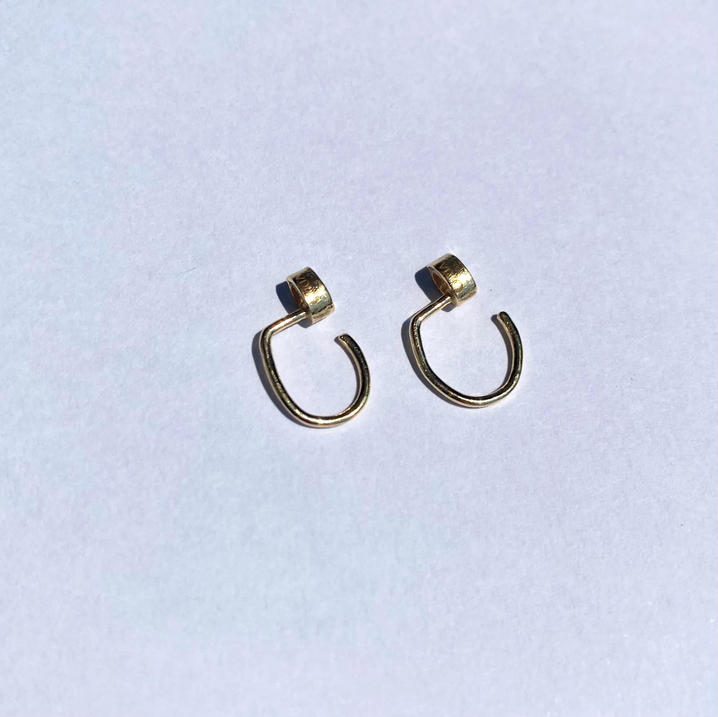 ESSENTIALS Mini Hoops with Zirconia (Single or Pair)